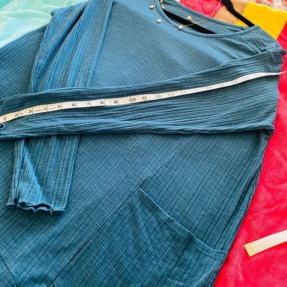 Comfort Code by Cuddl Duds Pretty Sweater  Size Medium. Gently Worn Blue - Picture 8 of 9